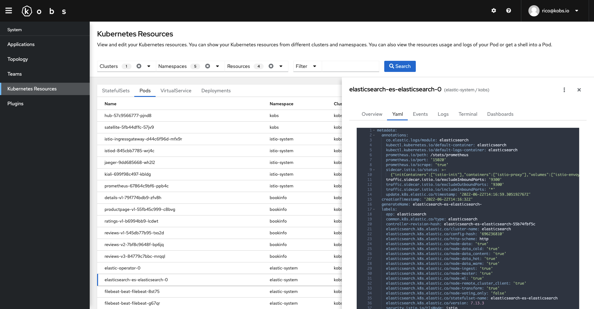 Resources YAML
