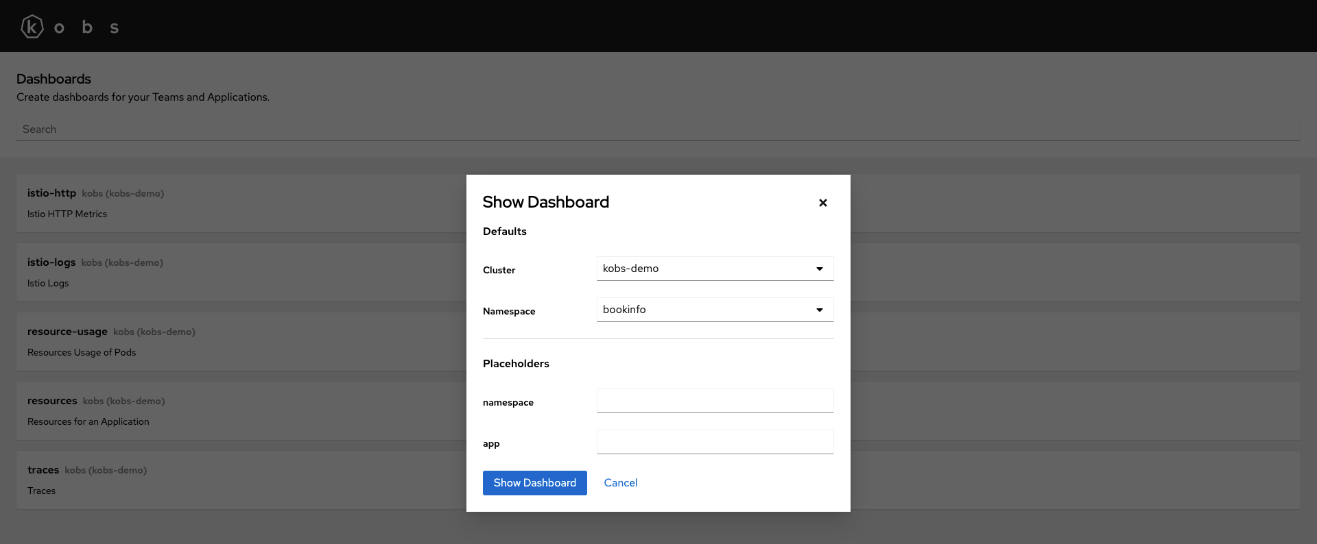 Dashboards